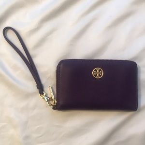 Tory Burch Black Wristlet Clutch